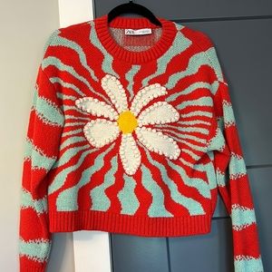 Colorful Zara sweater